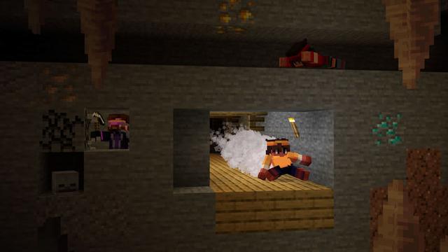 Screenshot of the Minecraft Bedrock Marketplace product Advanced Movement created by Ninja Squirrel Gaming.