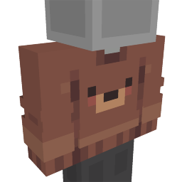 Thumbnail of the Minecraft Bedrock Marketplace product Bear Sweatshirt created by Ninja Squirrel Gaming.