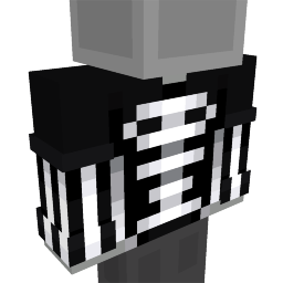 Thumbnail of the Minecraft Bedrock Marketplace product Black and White Skele created by Ninja Squirrel Gaming.