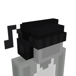Thumbnail of the Minecraft Bedrock Marketplace product Black Beanie Headphones created by Ninja Squirrel Gaming.