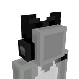 Thumbnail of the Minecraft Bedrock Marketplace product Black Bow Headphones created by Ninja Squirrel Gaming.