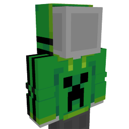 Thumbnail of the Minecraft Bedrock Marketplace product Creeper Gamer Hoodie created by Ninja Squirrel Gaming.