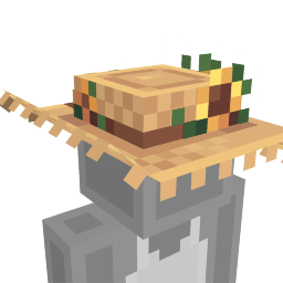 Thumbnail of the Minecraft Bedrock Marketplace product Fall Straw Hat created by Ninja Squirrel Gaming.