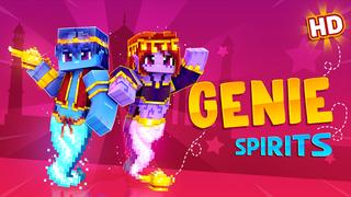 Thumbnail of the Minecraft Bedrock Marketplace product Genie Spirits HD created by Ninja Squirrel Gaming.