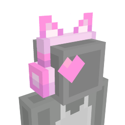 Thumbnail of the Minecraft Bedrock Marketplace product Heart Fox Headphones created by Ninja Squirrel Gaming.