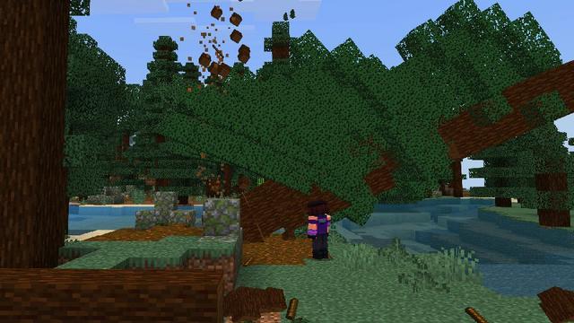Screenshot of the Minecraft Bedrock Marketplace product Immersive Physics created by Ninja Squirrel Gaming.