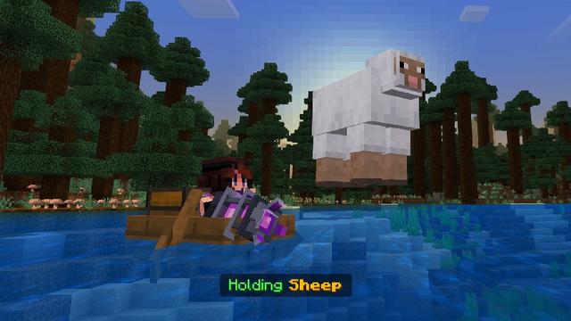 Screenshot of the Minecraft Bedrock Marketplace product Immersive Physics created by Ninja Squirrel Gaming.