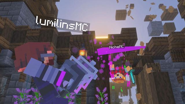 Screenshot of the Minecraft Bedrock Marketplace product Immersive Physics created by Ninja Squirrel Gaming.