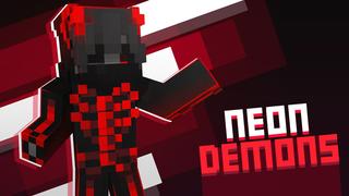 Thumbnail of the Minecraft Bedrock Marketplace product Neon Demons created by Ninja Squirrel Gaming.