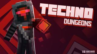 Thumbnail of the Minecraft Bedrock Marketplace product Techno Dungeons Skin Pack created by Ninja Squirrel Gaming.