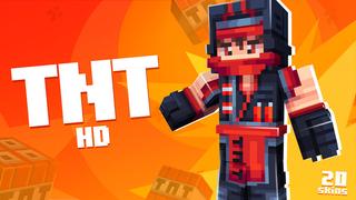 Thumbnail of the Minecraft Bedrock Marketplace product TNT Friends HD Skin Pack created by Ninja Squirrel Gaming.