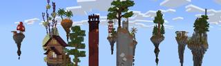 Panorama of the Minecraft Bedrock Marketplace product 100 Day One Chunk created by Nitric Concepts.