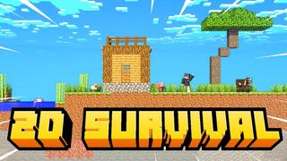 Thumbnail of the Minecraft Bedrock Marketplace product 2D Survival created by Nitric Concepts.