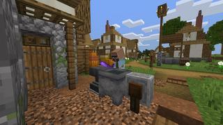 Screenshot of the Minecraft Bedrock Marketplace product Advanced Village created by Nitric Concepts.