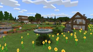 Screenshot of the Minecraft Bedrock Marketplace product Alien Farms created by Nitric Concepts.