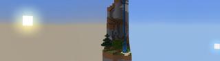 Panorama of the Minecraft Bedrock Marketplace product Amplified One Chunk created by Nitric Concepts.