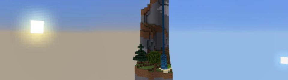 Panorama of the Minecraft Bedrock Marketplace product Amplified One Chunk created by Nitric Concepts.