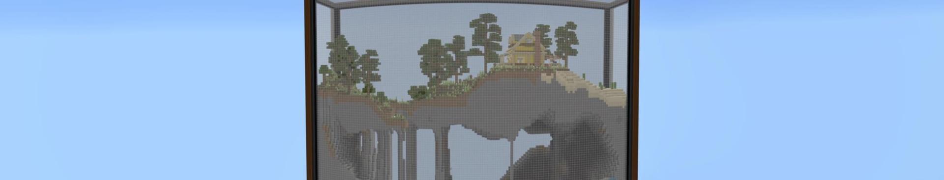 Panorama of the Minecraft Bedrock Marketplace product Ant Farm Survival created by Nitric Concepts.