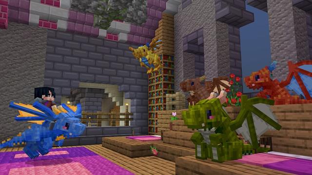 Screenshot of the Minecraft Bedrock Marketplace product Baby Dragon created by Nitric Concepts.