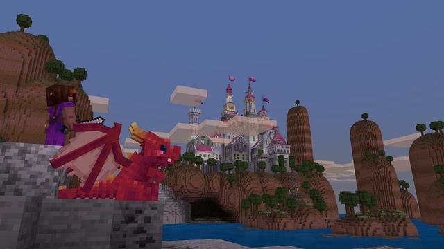 Screenshot of the Minecraft Bedrock Marketplace product Baby Dragon created by Nitric Concepts.
