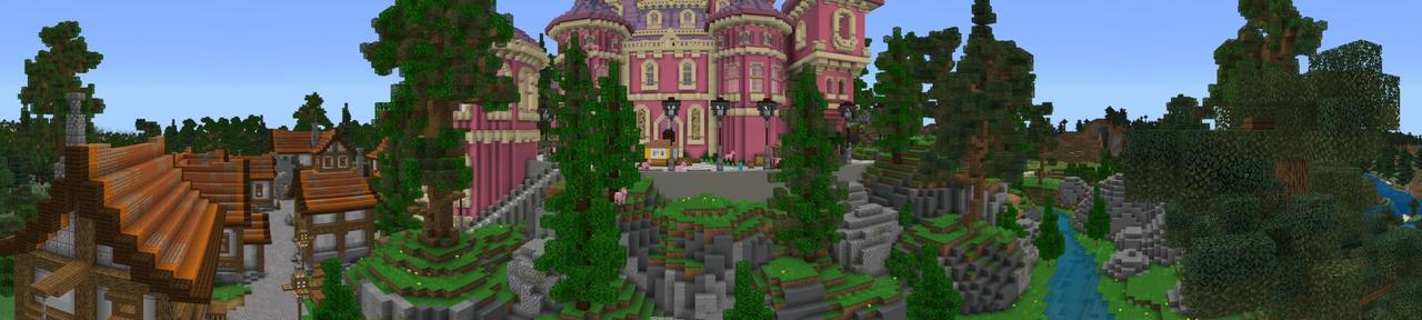 Panorama of the Minecraft Bedrock Marketplace product Baby Unicorns created by Nitric Concepts.