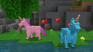 Screenshot of the Minecraft Bedrock Marketplace product Baby Unicorns created by Nitric Concepts.