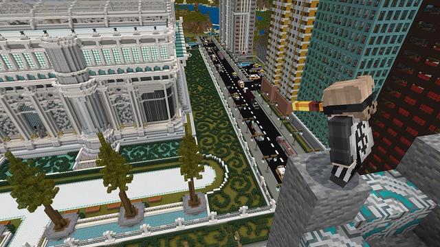 Screenshot of the Minecraft Bedrock Marketplace product Bank Robber Roleplay created by Nitric Concepts.