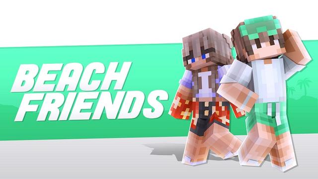 Thumbnail of the Minecraft Bedrock Marketplace product Beach Friends created by Nitric Concepts.