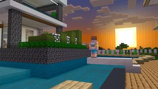 Screenshot of the Minecraft Bedrock Marketplace product Beach Life created by Nitric Concepts.