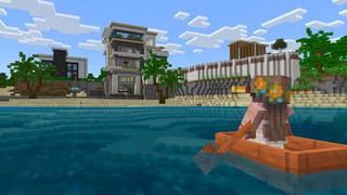 Screenshot of the Minecraft Bedrock Marketplace product Beach Life created by Nitric Concepts.
