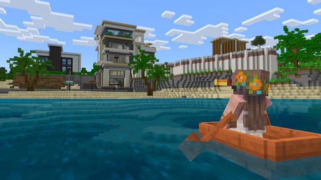 Screenshot of the Minecraft Bedrock Marketplace product Beach Life created by Nitric Concepts.