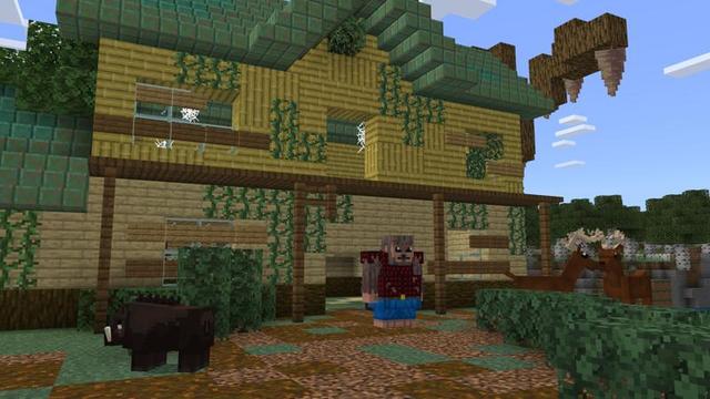 Screenshot of the Minecraft Bedrock Marketplace product BECOME BIGFOOT created by Nitric Concepts.