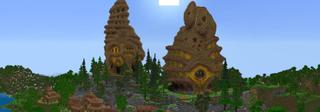 Panorama of the Minecraft Bedrock Marketplace product Beehive Survival created by Nitric Concepts.