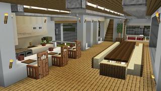 Screenshot of the Minecraft Bedrock Marketplace product Billionaire Beach Mansion created by Nitric Concepts.