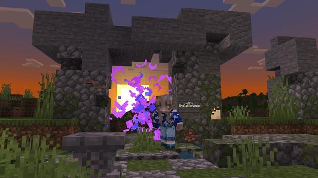 Screenshot of the Minecraft Bedrock Marketplace product Biome Portals created by Nitric Concepts.