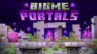 Thumbnail of the Minecraft Bedrock Marketplace product Biome Portals created by Nitric Concepts.