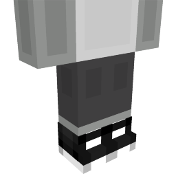 Thumbnail of the Minecraft Bedrock Marketplace product Black and White Sneakers created by Nitric Concepts.