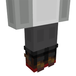 Thumbnail of the Minecraft Bedrock Marketplace product Black Fire Boots created by Nitric Concepts.