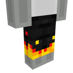 Thumbnail of the Minecraft Bedrock Marketplace product Black Fire Trousers created by Nitric Concepts.
