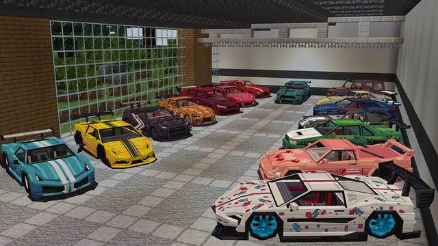 Screenshot of the Minecraft Bedrock Marketplace product CARS Add-On created by Nitric Concepts.