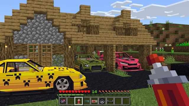 Screenshot of the Minecraft Bedrock Marketplace product CARS Add-On created by Nitric Concepts.