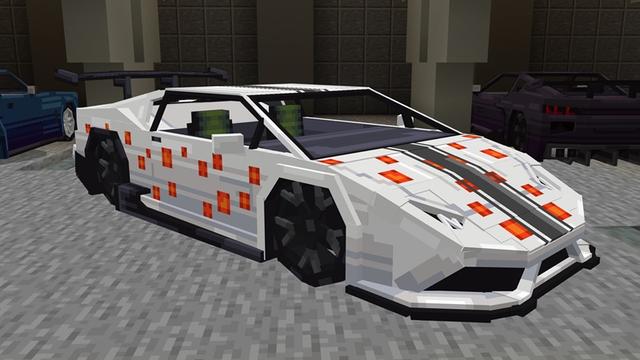 Screenshot of the Minecraft Bedrock Marketplace product CARS Add-On created by Nitric Concepts.