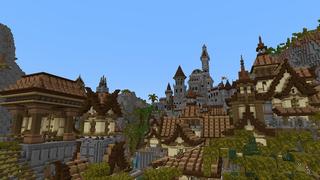 Screenshot of the Minecraft Bedrock Marketplace product Castles! created by Nitric Concepts.