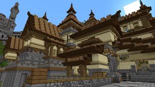 Screenshot of the Minecraft Bedrock Marketplace product Castles! created by Nitric Concepts.