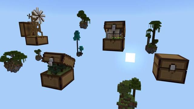 Screenshot of the Minecraft Bedrock Marketplace product Chest Skyblock created by Nitric Concepts.