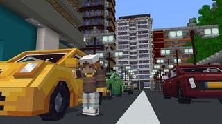 Screenshot of the Minecraft Bedrock Marketplace product City Cars created by Nitric Concepts.