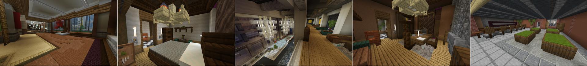 Panorama of the Minecraft Bedrock Marketplace product City Roleplay created by Nitric Concepts.