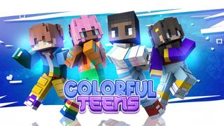 Thumbnail of the Minecraft Bedrock Marketplace product Colorful Teens created by Nitric Concepts.