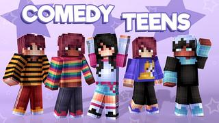 Thumbnail of the Minecraft Bedrock Marketplace product Comedy Teens created by Nitric Concepts.