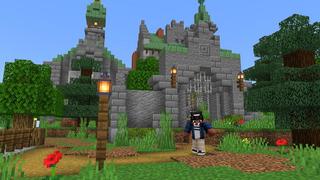 Screenshot of the Minecraft Bedrock Marketplace product Creeper Skyblock created by Nitric Concepts.